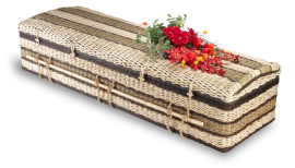 Bamboo Casket Ebony coffin