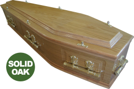 Ambassador oak coffin